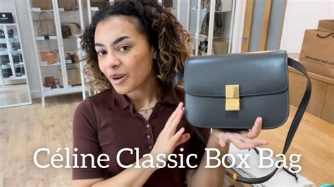 celine classic box small review|Celine box bag purse.